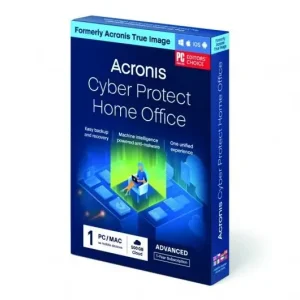Acronis Cyber Protect Home Office Advanced para PC/MAC + 250 Gb de almacenamiento en la nube - 1 año