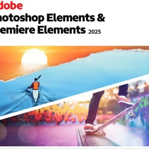 Adobe Photoshop Elements & Premier 2025 - 2 PCs / Mac  - Suscripción 3 años