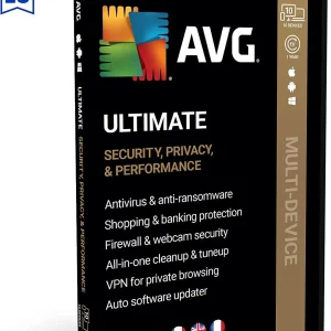 AVG Ultimate - 10 Dispositivos 1 Año (Internet Security + VPN + TuneUp) Descarga Digital