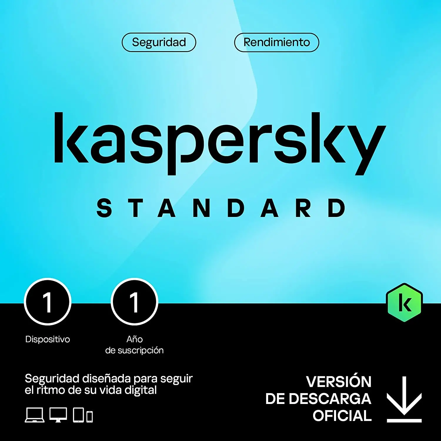 Kaspersky Standard 2025 - 1 Dispositivo - 1 año