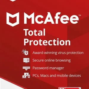 McAfee Total Protection - 10 Dispositivos - 1 año