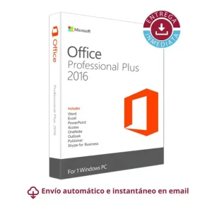 Licencia Office 2016 Pro Plus - Licencia vitalicia