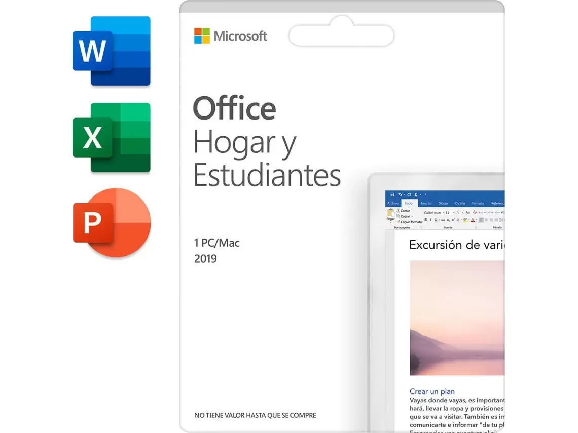 Office Hogar y Estudiantes 2019 - licencia - 1 PC