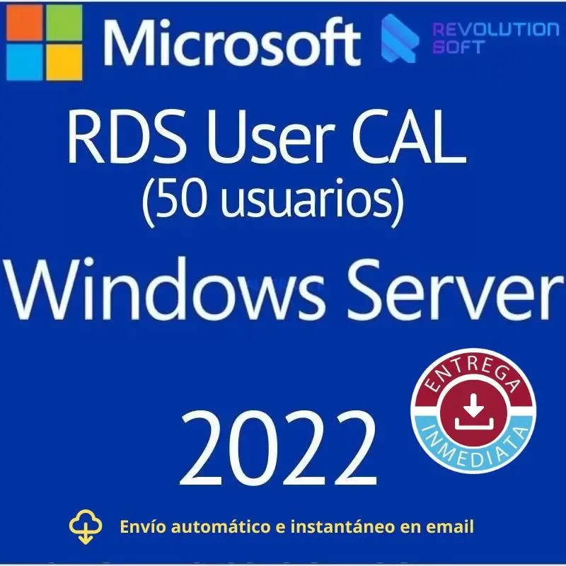 Remote Desktop Services (50 Usuarios) para Windows Server 2022