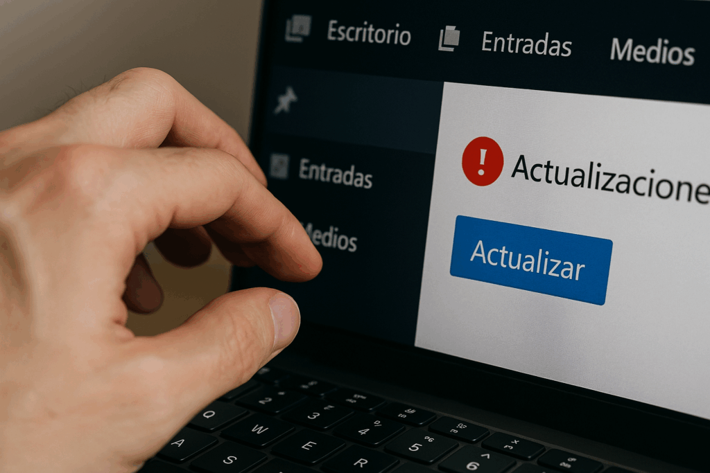 Mantenimiento WordPress seguro y actualizado