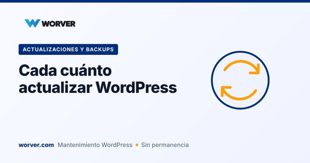 Cada cuánto actualizar WordPress (y por qué el «auto-update» te puede romper la web)